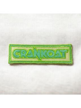 Green and Blue Crankdat Iron On Patch